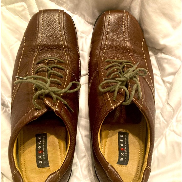 Men’s Axcess shoes size 10 M, brown, lace up, excellent condition - Picture 4 of 7